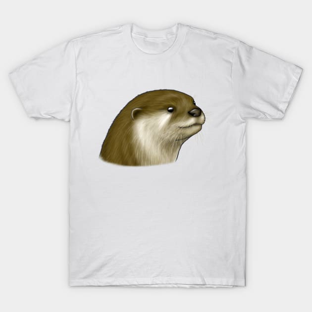 Otter Face 2 T-Shirt by OtterFamily